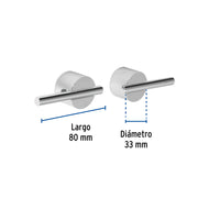Juego manerales mezcladora de pared, lavabo, cromo, ELEMENT