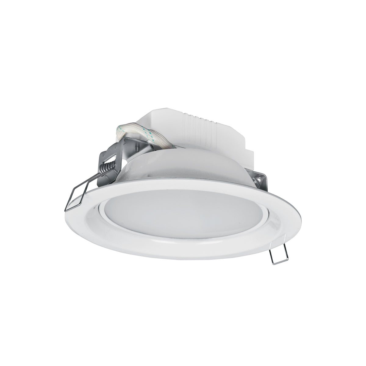 Luminario LED empotrable 6 W 6500 K, redondo, VOLTECK