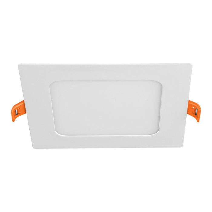 Luminario LED plafón 6W 3000K ultradelgado cuadrado VOLTECK