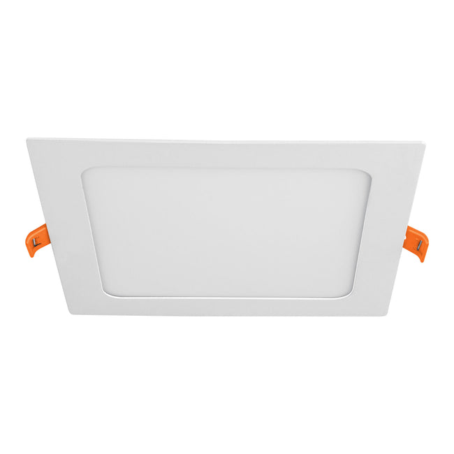 Luminario LED plafón 12W 3000K ultradelgado cuadrado VOLTECK