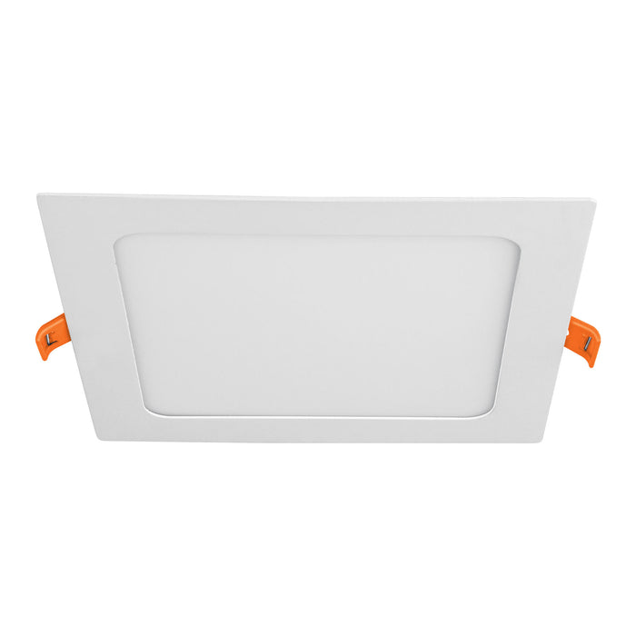 Luminario LED plafón 12W 3000K ultradelgado cuadrado VOLTECK
