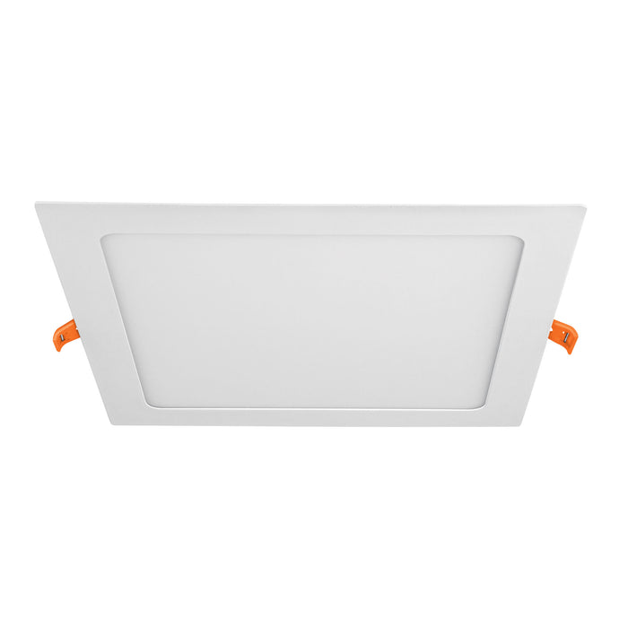 Luminario LED plafón 18W 3000K ultradelgado cuadrado VOLTECK