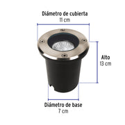 Luminario para exterior empotrado en piso para MR16 GU10