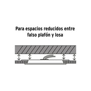 Luminario LED plafón 8W 6500K, ajustable, cuadrado, VOLTECK