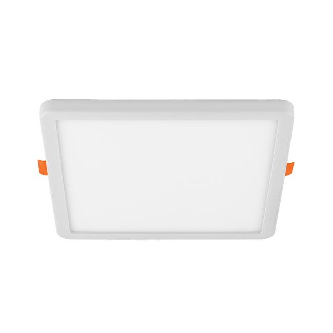 Luminario LED plafón 15W 6500K, ajustable, cuadrado, VOLTECK