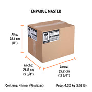 Bolsa con 10 empaques de PVC antifuga para manguera, TRUPER