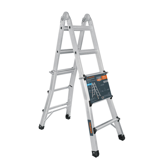 Multiescalera telescópica, 3.2 m, capacidad de carga 150 kg