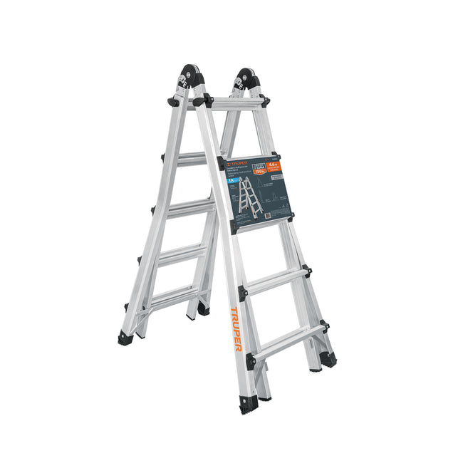 Multiescalera telescópica, 4.5 m, capacidad de carga 150 kg