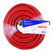 Extensión reforzada aterrizada 30 m 3x12 AWG, VOLTECK