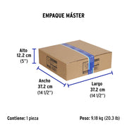 Extensión reforzada aterrizada 30 m 3x12 AWG, VOLTECK