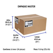 Extensión de uso rudo aterrizada 4 m 3x16 AWG, VOLTECK