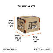 Esmeriladora angular 4-1/2', 750W, TRUPER ERGO PRO