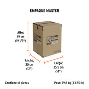 Esmeriladora angular 4-1/2', 850W, TRUPER ERGO PRO