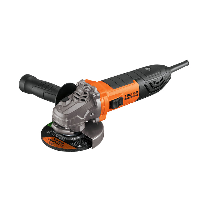Esmeriladora angular 4-1/2', 950W, TRUPER ERGO PRO