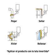 Espuma expansiva de poliuretano, 500 ml, PRETUL