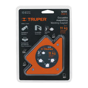 Escuadra magnética para soldar de 3', carga 11 kg, TRUPER