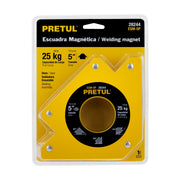 Escuadra magnética para soldar de 5', carga 25 kg, PRETUL