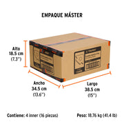 Escuadra magnética para soldar de 5', carga 34 kg, TRUPER