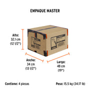Esmeriladora angular 4-1/2', 1300W, TRUPER PRO