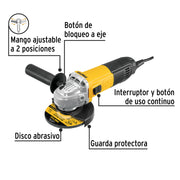 Esmeriladora angular 4-1/2', 700W, PRETUL
