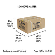 Esmeriladora angular 4-1/2', 700W, PRETUL