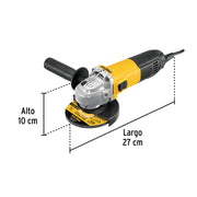 Esmeriladora angular 4-1/2', 700W, PRETUL