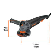 Esmeriladora angular 4-1/2', 950W, TRUPER INDUSTRIAL