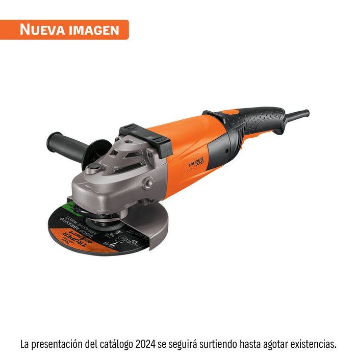 Esmeriladora angular 7', 2200W, TRUPER PRO