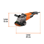 Esmeriladora angular 7', 2200W, TRUPER PRO