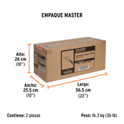 Esmeriladora angular 9', 2350W, TRUPER INDUSTRIAL