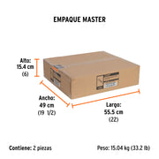 Esmeriladora angular 9', 2100W, TRUPER INDUSTRIAL
