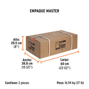 Esmeriladora angular 9', 2450W, TRUPER INDUSTRIAL