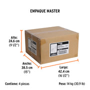 Esmeriladora 4-1/2', 20V, 1 batería 4Ah, TRUPER PRO
