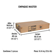 Esmeriladora 4-1/2', 20V, 1 batería 4Ah, PRETUL