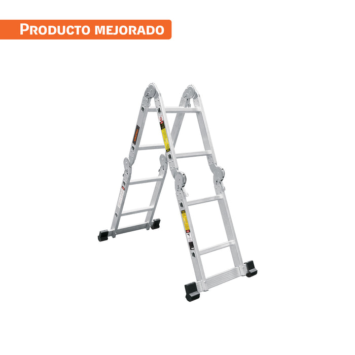 Escalera multiposición 8 peldaños, capacidad 150 kg, TRUPER