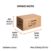 Estufilla portátil para gas, encendido electrónico, TRUPER