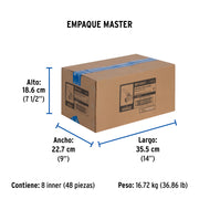 Válvula de esfera de latón, roscable 1', FOSET