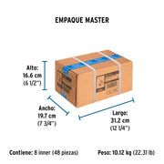 Válvula de esfera de latón, roscable 3/4', FOSET