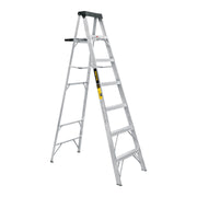 Escalera de tijera tipo III 6 escalones y bandeja, PRETUL
