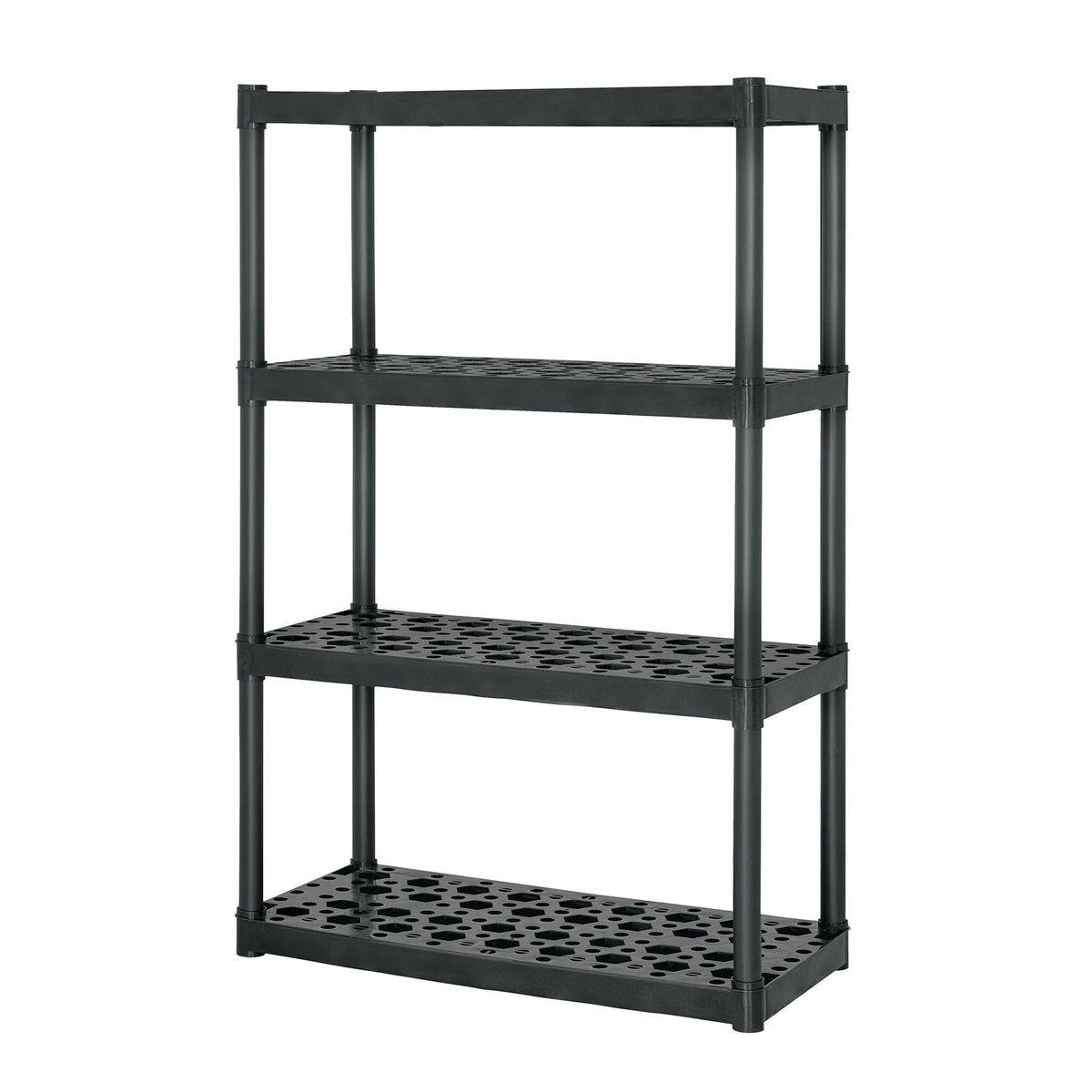 Estante plástico 4 repisas capacidad 70kg, 91x43x142, TRUPER