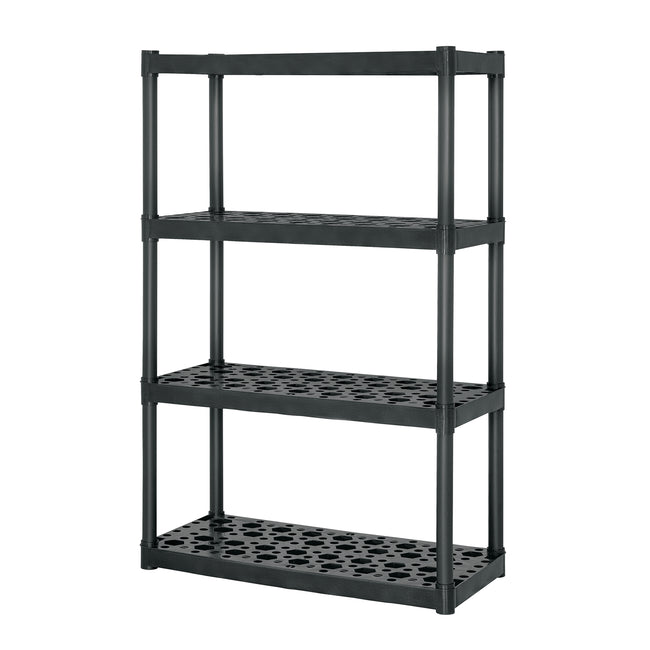Estante plástico 4 repisas capacidad 70kg, 91x43x142, TRUPER