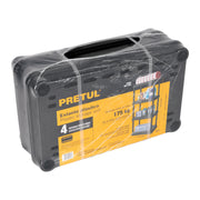 Estante plástico 4 repisas capacidad 45kg, 61x38x125, PRETUL