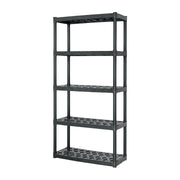 Estante plástico 5 repisas capacidad 70kg, 91x43x185, TRUPER