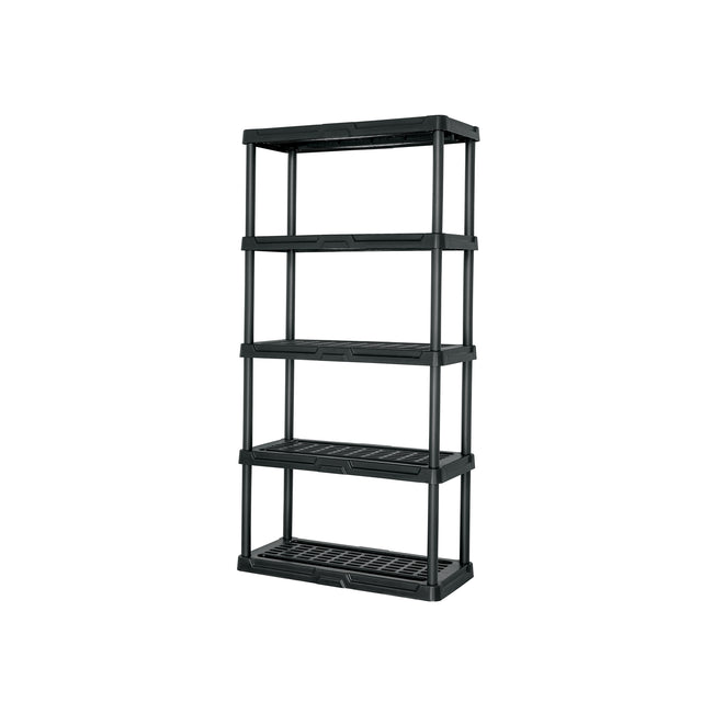 Estante plástico 5 repisas capacidad 35kg, 92x43x185, PRETUL