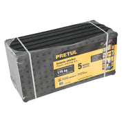 Estante plástico 5 repisas capacidad 35kg, 92x43x185, PRETUL