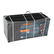 Estante plástico 5 repisas capacidad 70kg, 91x43x185, TRUPER