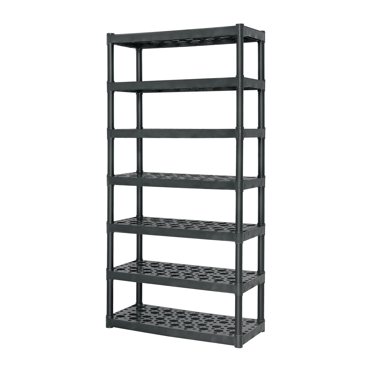 Estante plástico 7 repisas capacidad 60kg, 91x43x185, TRUPER