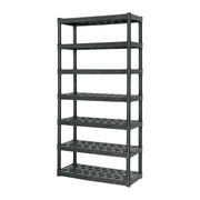 Estante plástico 7 repisas capacidad 60kg, 91x43x185, TRUPER