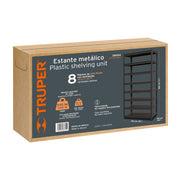 Estante metálico 8 repisas capacidad 80kg, 85x45x180, TRUPER