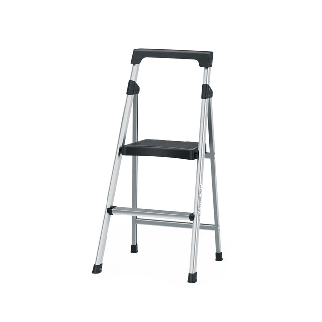Escalerilla tubular plegable, 2 peldaños, aluminio, TRUPER